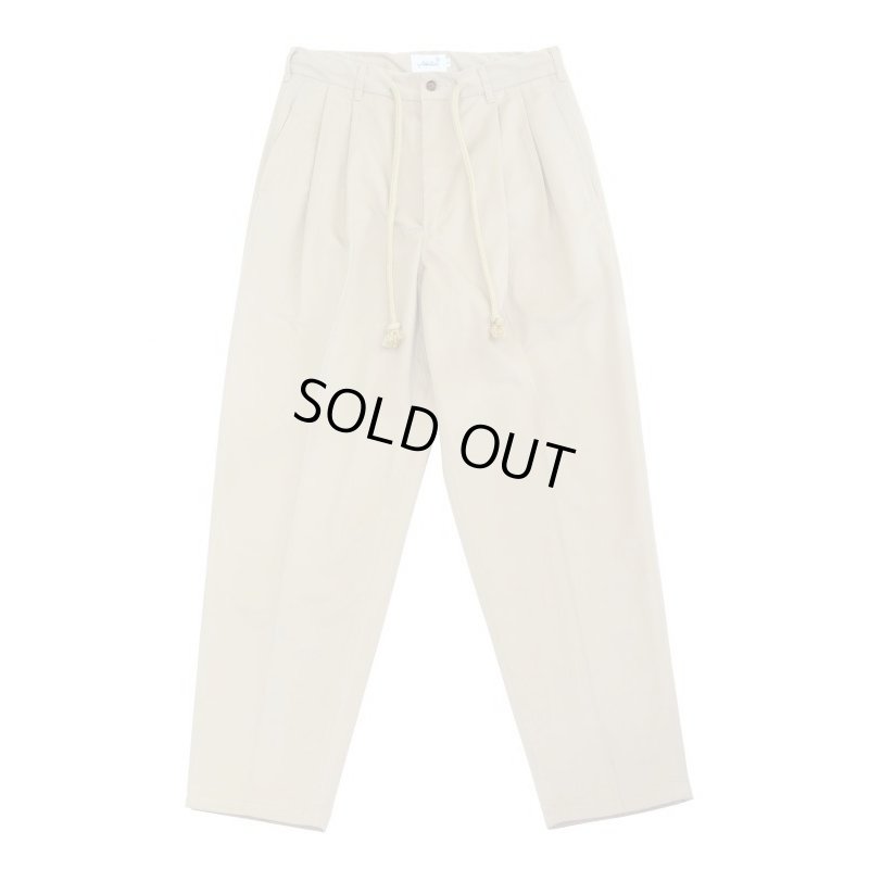 画像1: yotsuba - Cotton Wide Pants [BEIGE]