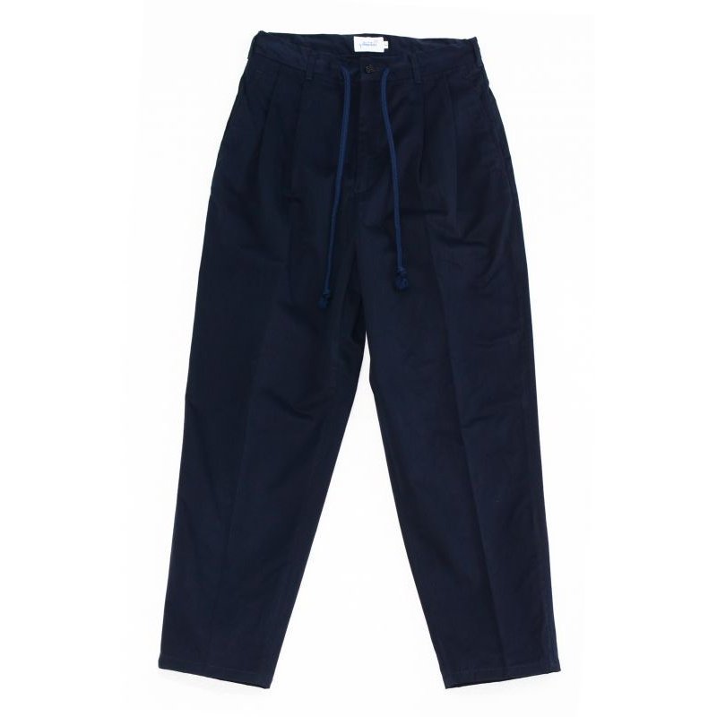 画像1: yotsuba - Cotton Wide Pants [NAVY]