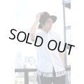 UNUSED - White フリンジシャツ