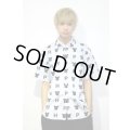 COMME des GAR?ONS HOMME PLUS - SaxBlue クマ柄半袖シャツ