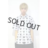 COMME des GAR?ONS HOMME PLUS - SaxBlue クマ柄半袖シャツ