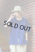 Used - Indigo 半袖カンフーシャツ