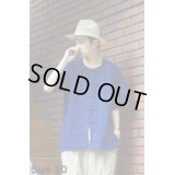 Used - Indigo 半袖カンフーシャツ