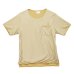 画像1: yotsuba - Short sleeve mesh tops [Beige] (1)