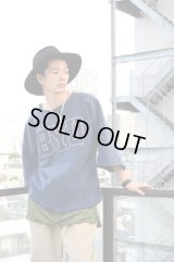 Used - Navy カットオフスウェット