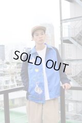 ink - Blue / Navy リメイクコーチジャケット