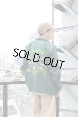 Krooked(MarkGonzales) - Green プリントコーチジャケット