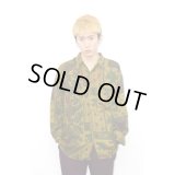 Used - Khaki 総柄ビッグシャツ