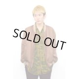 Used - Brown シルクブルゾン