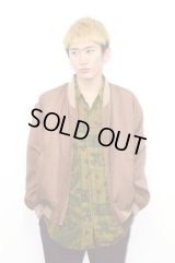Used - Brown シルクブルゾン