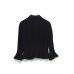 画像5: Ralph Lauren - Black フリルデザインシルクジャケット