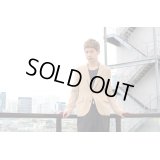 DISCOVERED - Beige 2Bメルトンジャケット