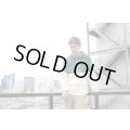 DISCOVERED - Green / OffWhite バイカラーハイネックスウェット