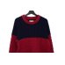 画像6: bukht - Navy / Wine Red フィッシャーマンニット