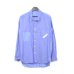 画像4: PHINGERIN - Sax Blue 切替BDシャツ