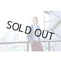 Used - Khaki / Blue モヘアニットカーディガン