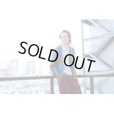 Used - Khaki / Blue モヘアニットカーディガン