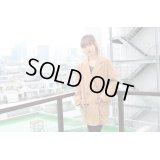Miss Chloe - Beige シープレザーロングダブルジャケット