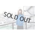 [30%OFF] Used - Blue ポケット付きハイネックブークレニットセーター