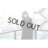 Y's - Black ドローコード付き変形ニットワンピース