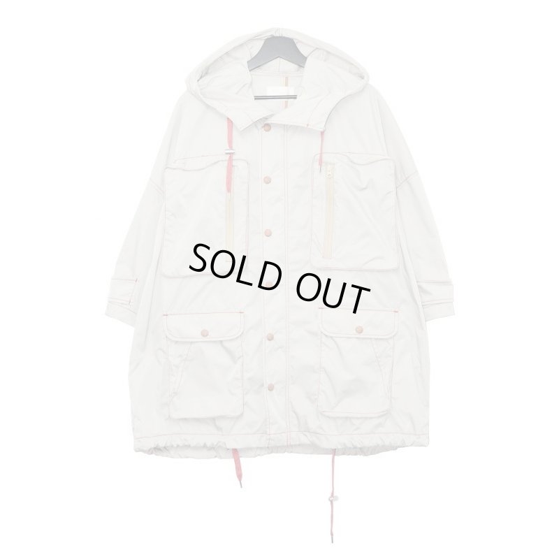 画像1: TROVE - Off White ビッグシルエットマウンテンパーカー