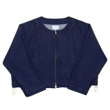 yotsuba - Nocollar Denim Jacket [Indigo]