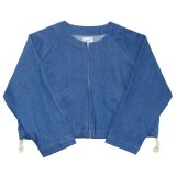 yotsuba - Nocollar Denim Jacket [Wash]