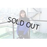 [30%OFF] Used - Black / Blue バイカラーハイネックニット