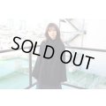 Used - Black Aラインステンカラーコート