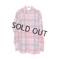 COMME des GARÇONS SHIRT - Red チェック柄ウールスウィングトップ