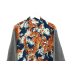 画像6: COMME des GARÇONS SHIRT - Navy / Gray 虎柄切り替えジップアップシャツ