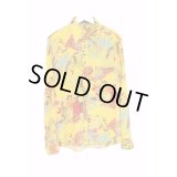Y's for men - Yellow 和柄レーヨンシャツ