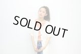 [30%OFF] Used - Off White 五分袖パターンニットガウン