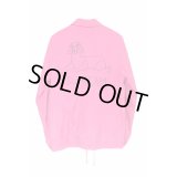 Supreme - Pink スフィンクスバックプリントコーチジャケット