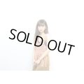 Used - Orange フリンジ付きレース編みニットトップス