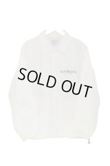 Mark Gonzales - White バックグラフィックコーチジャケット