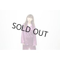[30%OFF] Used - Wine Red サテン地パジャマセットアップ