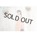 [30%OFF] Used - Beige シルク混肩紐付きフロントボタンワンピース