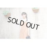 [30%OFF] Used - Beige シルク混肩紐付きフロントボタンワンピース