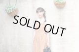 [30%OFF] Used - Beige シルク混肩紐付きフロントボタンワンピース