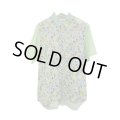 COMME des GAR?ONS SHIRT - Green 総柄半袖シャツ