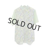 COMME des GAR?ONS SHIRT - Green 総柄半袖シャツ