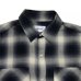 画像4: yotsuba - Cotton & Rayon Shadow Check Shirt [Black]