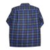画像2: yotsuba - Cotton & Rayon Shadow Check Shirt [Blue] (2)