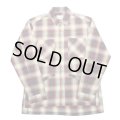 yotsuba - Cotton & Rayon Shadow Check Shirt [Red]