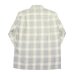 画像2: yotsuba - Cotton & Rayon Shadow Check Shirt [Gray] (2)