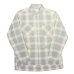 画像1: yotsuba - Cotton & Rayon Shadow Check Shirt [Gray] (1)