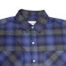 画像4: yotsuba - Cotton & Rayon Shadow Check Shirt [Blue]