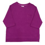 yotsuba - Raglan Thermal Tops [Purple]