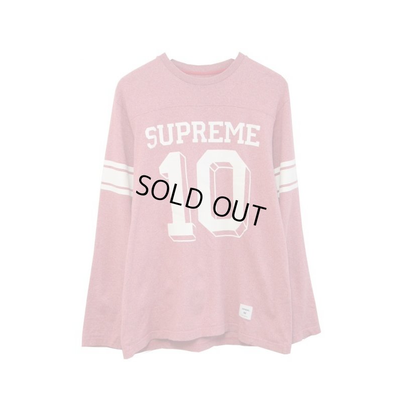 画像2: supreme - Pink ナンバリングロンT